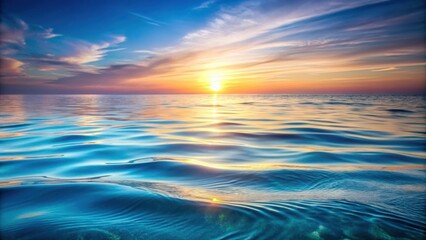 Obraz premium Tranquil Water Flowing with Calming Waves in Peaceful Setting with Soft Colors and Gentle Lighting for Relaxation and Meditation