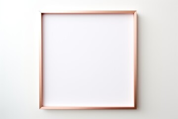 Obraz premium Minimal modern rosegold backgrounds frame white background.