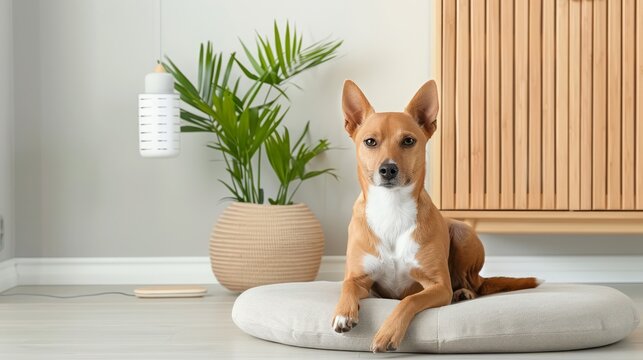 Eco-Friendly Pet Care Products Displayed in Modern Space