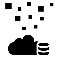 digitalization glyph style icon