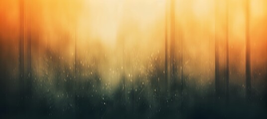 Fototapeta premium Abstract Orange & Grey Forest Blurred Background