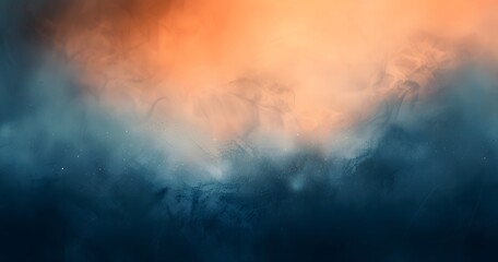 Abstract Light Leaks Background with Orange and Blue Gradient