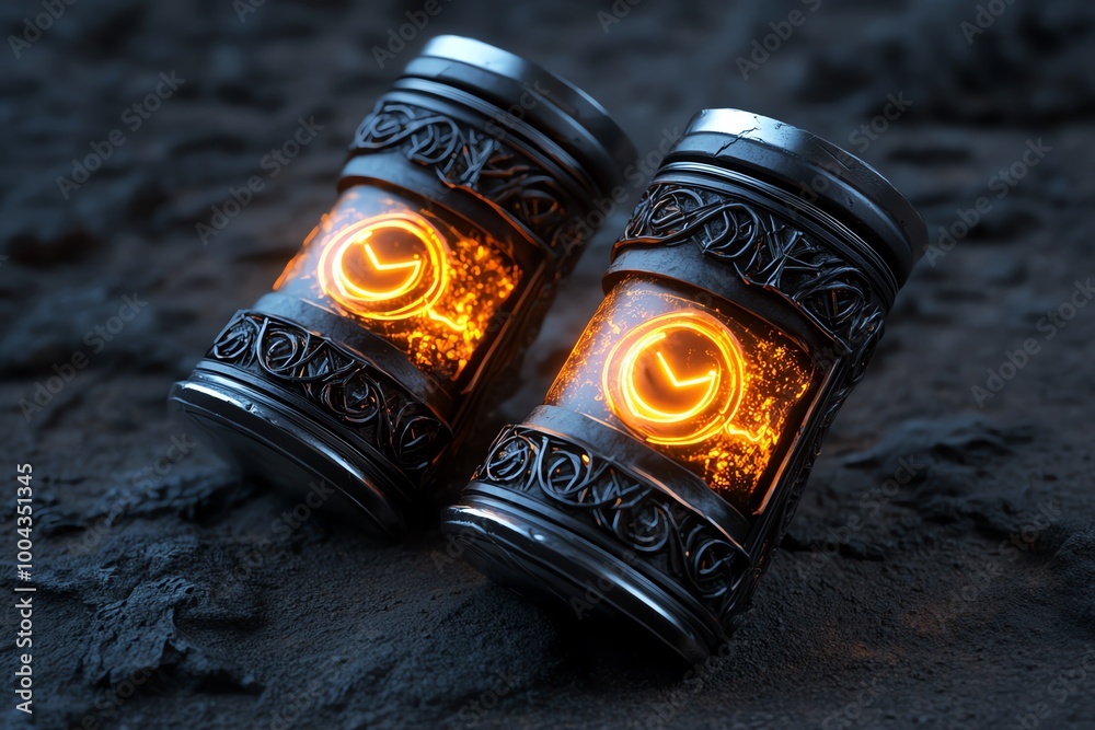 Poster a glowing magical lock protecting encrypted scrolls, symbolizing secure, anonymous communication in 