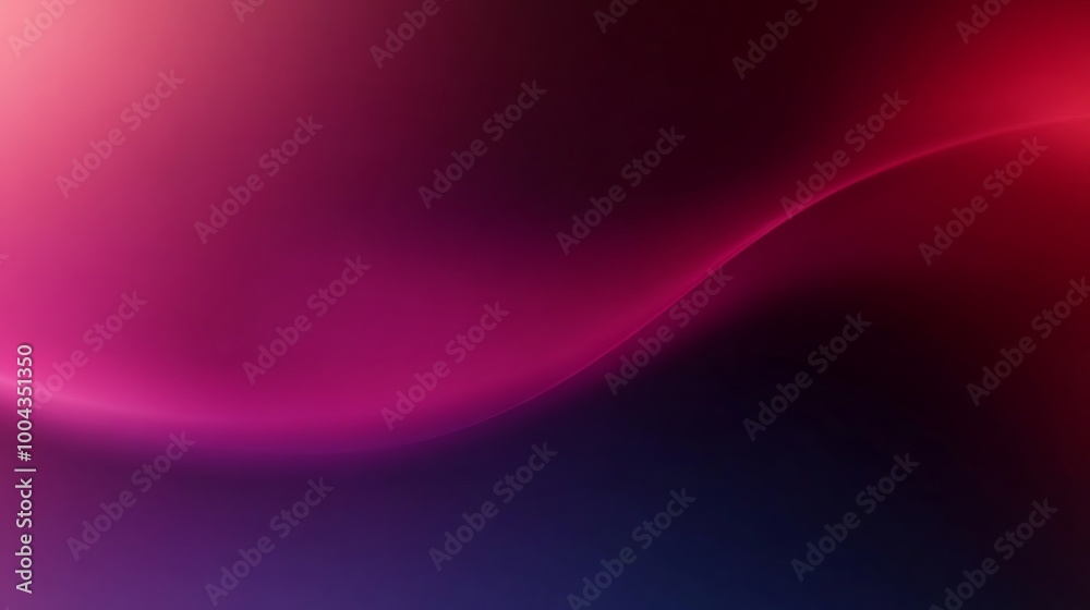 Poster Pink and burgundy gradient background. Purple elegant wave with blur