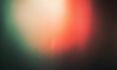 Abstract Gradient Background with Red, Orange, and Green Tones