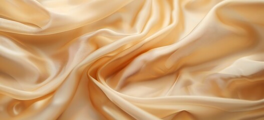 Obraz premium Beige Silk Fabric Background Texture