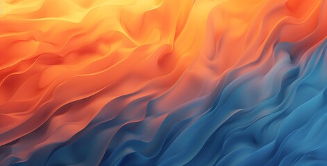 Obraz premium Abstract Orange Blue Gradient Background