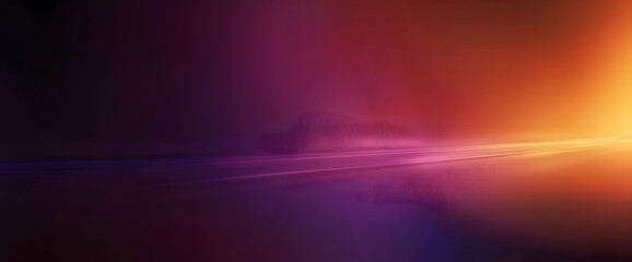 Abstract Gradient Background with Soft Light Beam