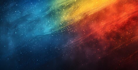 Naklejka premium Abstract Gradient Background with Blue, Red, and Yellow Colors