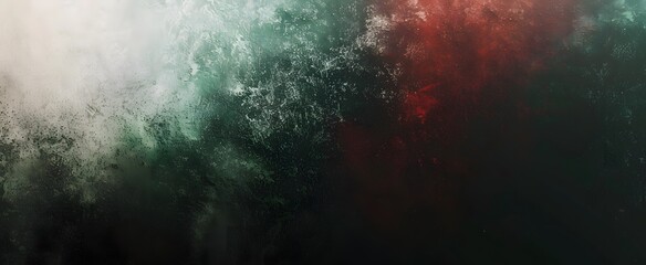Obraz premium Abstract Gradient Background with Green, Red and White Colors