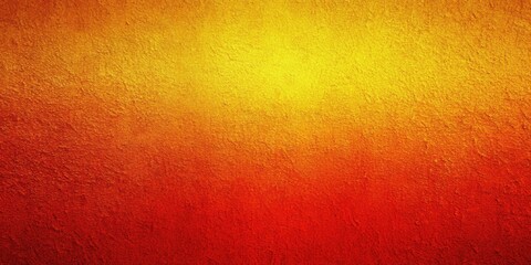 Fototapeta premium Vibrant red and yellow gradient background with textured grain effect for design projects