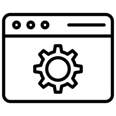 Web optimization Icon Element For Design