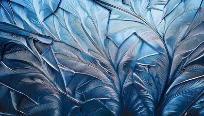 Abstract blue ice pattern