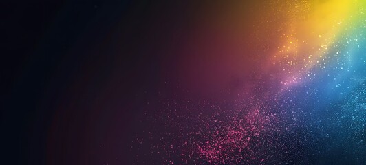 Grainy Gradient Background with Colorful Glow