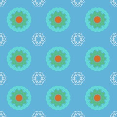 Tile portugal flower seamless pattern set. Geometric background. Traditional azulejo repeat ornament. Vector monochrome pattern collection.Abstract vintage print for fabric,packaging.Scrapbook paper