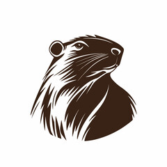 cute capybara vector