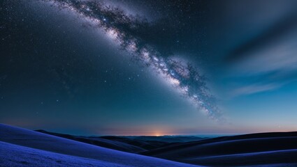 stunning starry night celestial breathtaking panoramic landscapes.