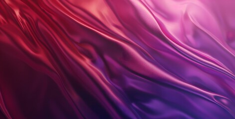 Obraz premium Abstract Red Purple Gradient Silk Fabric Background