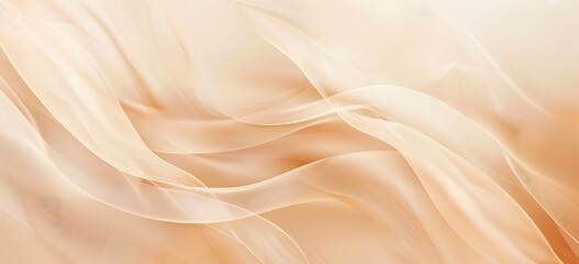 Elegant Beige Abstract Background With Soft Curves