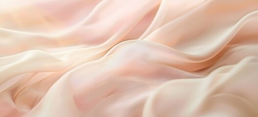 Soft Pastel Pink & Beige Fabric Background