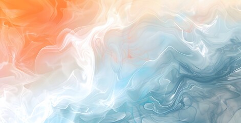 Obraz premium Abstract Gradient Background with Orange, Blue, and White Hues