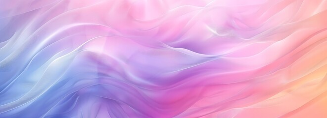 Obraz premium Abstract Pastel Gradient Background with Waves