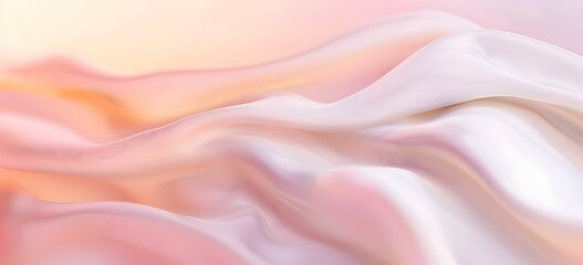 Obraz premium Soft Pastel Background for Skincare Products