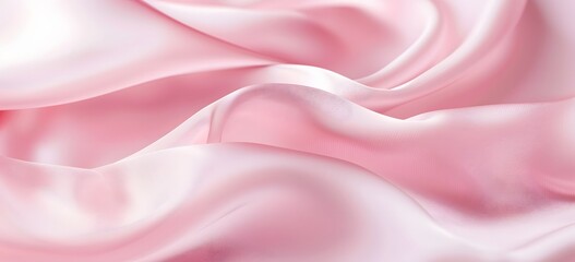 Elegant Pink Silk Fabric Background Texture