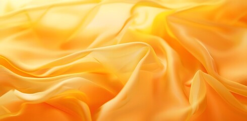 Obraz premium Abstract Yellow Fabric Texture with Warm Gradient