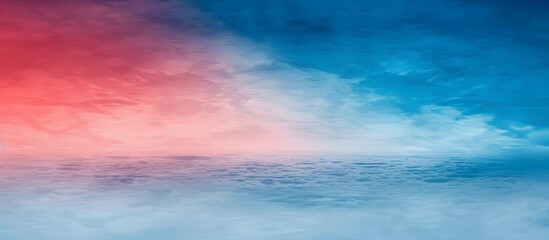 Abstract Gradient Sky Background with Clouds