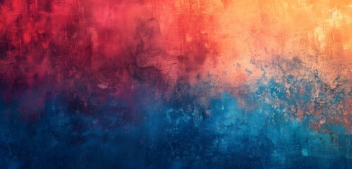 Abstract Gradient Background with Red, Blue, and Orange Colors