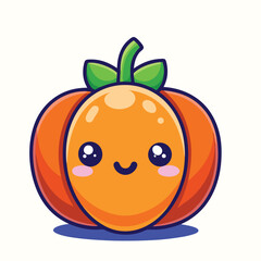 Pumpkin vector illustration isolated on white background