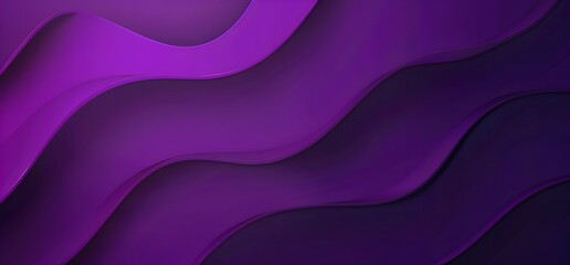 Abstract Purple Gradient Background with Waves