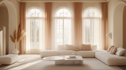 A modern apartment living room