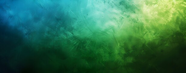 Fototapeta premium Abstract Green and Blue Gradient Background