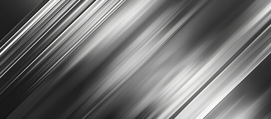 Obraz premium Abstract Silver Gradient Background with Diagonal Lines