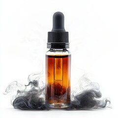 Naklejka premium Vape Juice liquid e-liquid Isolated on white Background