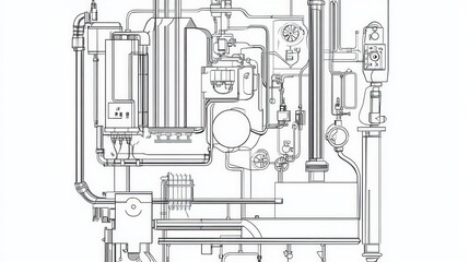 illustration of  hvac system