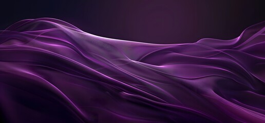 Fototapeta premium Abstract Purple Gradient Curves Minimalist Background