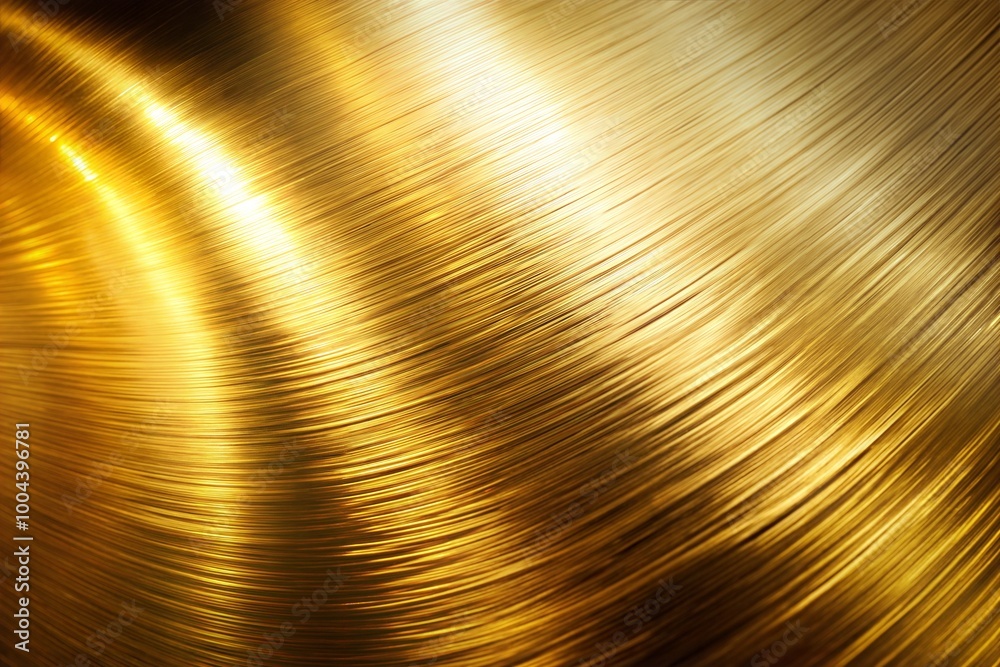 Canvas Prints abstract gold textured surface with smooth and reflective lines