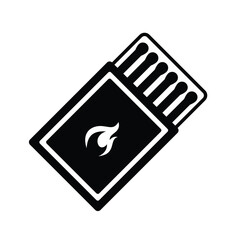 Matchbox flat vector icon and symbol design