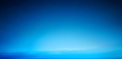 Fototapeta premium Blue Gradient Sky Background - Simple & Professional