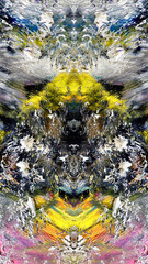 abstract background wallpaper. Modern motif visual art. Mixtures of oil paint. Trendy hand painting canvas. Wall decor and Wall art prints Idea. 3D Texture. Art object	