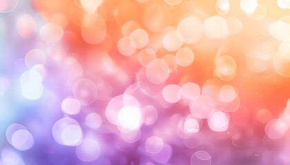 Fototapeta premium Abstract Blurred Background With Colorful Bokeh Lights