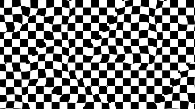 Optical illusion black and white with zig zag lines, in the style of creased crinkled wrinkled. Black and white monochrome