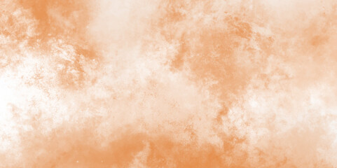 Fototapeta premium Orange beautiful and colorful watercolor background. Abstract fantasy smooth hand drawn digital art watercolor background with cloud smoke. Brushed painted grunge abstract background 