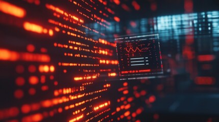 Obraz premium Phishing Email Concept on Computer Screen Close-Up