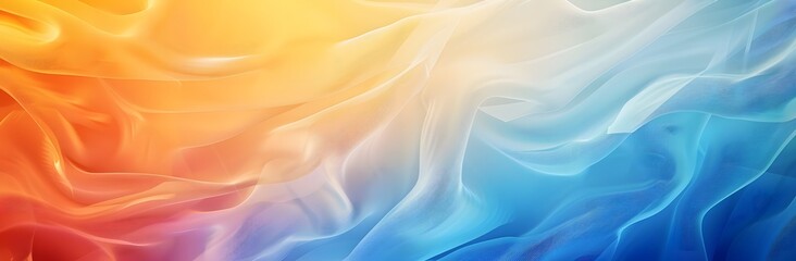 Fototapeta premium Abstract Gradient Background with Blue, Yellow and Orange Tones