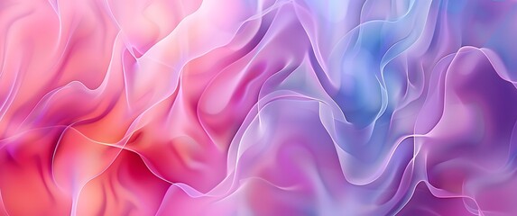 Fototapeta premium Abstract Pink Purple Gradient Blurred Shapes Background