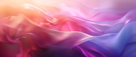 Obraz premium Abstract Pink Purple Gradient Background Blurred Shapes